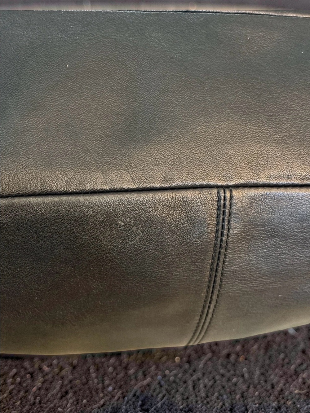 Classic Coach Black Leather Hobo Crossbody Tote - Picture 11 of 16